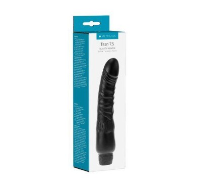 Zgrabny wibrator z wygiętą główką jak penis 23cm